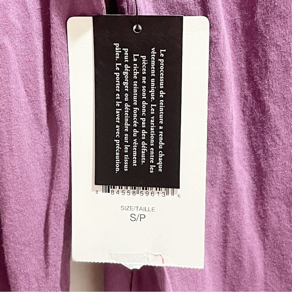 ASKYA LORD & TAYLOR Women’s Purple Scoop Neck Long Sleeve Tee Size Small - Picture 5 of 9